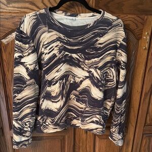 Marble Print Women's Top